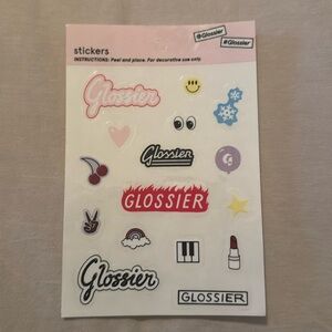 Glossier sticker pack